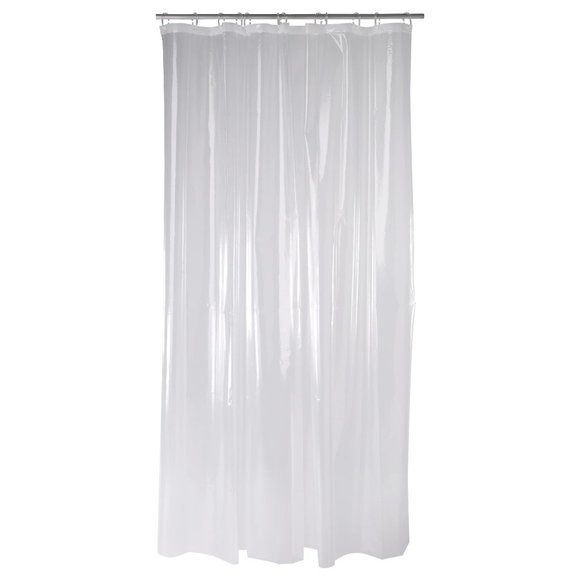 COPY - IIKEA NACKTEN SHOWER CURTAIN CLEAR 71"X7 - Picture 1 of 3